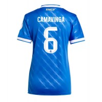 Stroje piłkarskie Real Madrid Eduardo Camavinga #6 Koszulka Trzeciej dla damskie 2025-26 Krótki Rękaw
